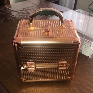 Rose Gold Makeup Case